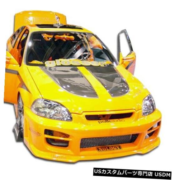 Spoiler 96-98 Honda Civic R34 Duraflexフロントボディキットバンパー!!! 101776 96-98 Honda Civic R34 Duraflex Front Body Kit Bumper!!! 101776