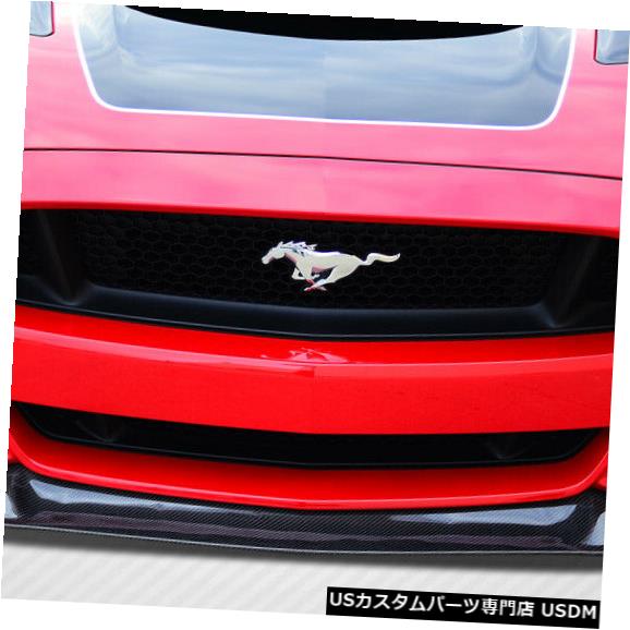Spoiler 15-17フォードマスタングGTコンセプトカーボンファイバーフロントバンパーリップボディキット!!! 112248 15-17 Ford Mustang GT Concept Carbon Fiber Front Bumper Lip Body Kit!!! 112248