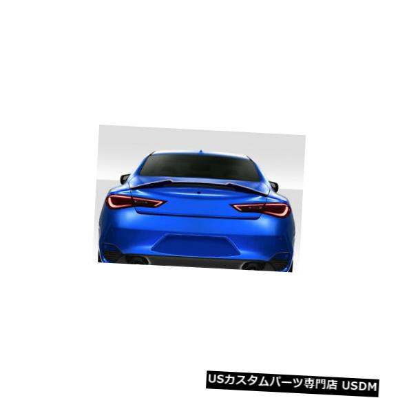Fenders 17-20 Infiniti Q60 M Look Duraflex Body Kit-Wing / Spoilに適合 er !!! 115399 17-20 Fits Infiniti Q60 M Look Duraflex Body Kit-Wing/Spoiler!!! 115399