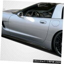 Side Skirts Body Kit 97-04シボレーコルベットACエディションカーボンファイバーサイドスカートボディキット!!! 107484 97-0...