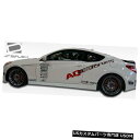Side Skirts Body Kit 10-16ヒュンダイジェネシス2DRサーキットデュラフレックスサイドスカートボディキットに適合!!! 105829 1...
