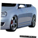 Side Skirts Body Kit 05-10フォルクスワーゲンジェッタエグゼクティブデュラフレックスサイドスカートボディキット!!! 106633 05...