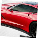 Side Skirts Body Kit 14-18コルベットサンダーボルトDriTechカーボンファイバーサイドスカートボディキット!!! 113186 14...