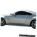 03-08 Fits Nissan 350Z S Design Duraflex Side Skirts Body Kit!!! 104981カテゴリSide Skirts Body Kit状態新品メーカーNissan車種350Z発送詳細送料一律 1000円（※北海道、沖縄、離島は省く）商品詳細輸入商品の為、英語表記となります。 Condition: New Placement on Vehicle: Left, Right Part Type: Sideskirts Fitment Type:: Direct Replacement Surface Finish: Black Protective Coating Brand: Duraflex Warranty: Other Manufacturer: Extreme Dimensions Free Shipping Insurance: Must Sign as Damaged if Damaged Manufacturer Part Number: 104981 UPC: Does not apply※以下の注意事項をご理解頂いた上で、ご入札下さい※■海外輸入品の為、NC,NRでお願い致します。■フィッテングや車検対応の有無については、基本的に画像と説明文よりお客様の方にてご判断をお願いしております。■USパーツは国内の純正パーツを取り外した後、接続コネクタが必ずしも一致するとは限らず、加工が必要な場合もございます。■輸入品につき、商品に小傷やスレなどがある場合がございます。■大型商品に関しましては、配送会社の規定により個人宅への配送が困難な場合がございます。その場合は、会社や倉庫、最寄りの営業所での受け取りをお願いする場合がございます。■大型商品に関しましては、輸入消費税が課税される場合もございます。その場合はお客様側で輸入業者へ輸入消費税のお支払いのご負担をお願いする場合がございます。■取付並びにサポートは行なっておりません。また作業時間や難易度は個々の技量に左右されますのでお答え出来かねます。■取扱い説明書などは基本的に同封されておりません。■商品説明文中に英語にて”保障”に関する記載があっても適応はされませんので、ご理解ください。■商品の発送前に事前に念入りな検品を行っておりますが、運送状況による破損等がある場合がございますので、商品到着次第、速やかに商品の確認をお願いします。■到着より7日以内のみ保証対象とします。ただし、取り付け後は、保証対象外となります。■商品の配送方法や日時の指定頂けません。■お届けまでには、2〜3週間程頂いております。ただし、通関処理や天候次第で多少遅れが発生する場合もあります。■商品落札後のお客様のご都合によるキャンセルはお断りしておりますが、落札金額の30％の手数料をいただいた場合のみお受けする場合があります。■他にもUSパーツを多数出品させて頂いておりますので、ご覧頂けたらと思います。■USパーツの輸入代行も行っておりますので、ショップに掲載されていない商品でもお探しする事が可能です!!お気軽にお問い合わせ下さい。&nbsp;