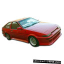 Side Skirts Body Kit 84-87トヨタカローラ2DR Vスピードデュラフレックスサイドスカートボディキット!!! 100700 84-87 ...