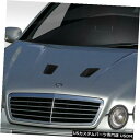 ボンネット 98-02メルセデスCLKブラックシリーズルックDuraflexボディキット-フード!!! 112196 98-02 Mercedes CLK Bl...