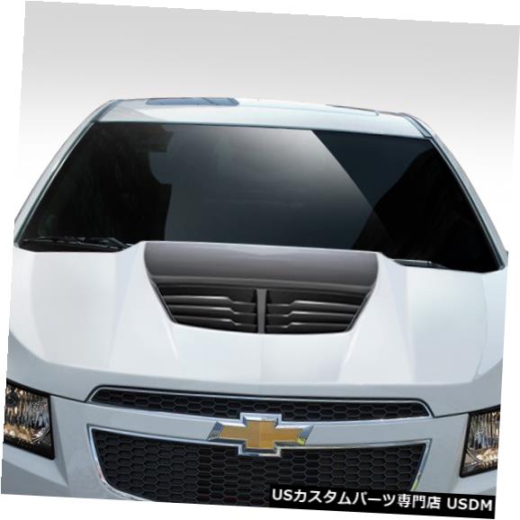 ボンネット 11-15シボレークルーズスティングレイZデュラフレックスボディキット-フード!!! 112407 11-..