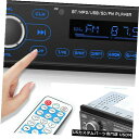 In-Dash 1DIN BluetoothカーステレオMP3ラジオプレーヤーインダッシュUSB FM AUXインレシーバータッチ 1DIN Bluetooth...