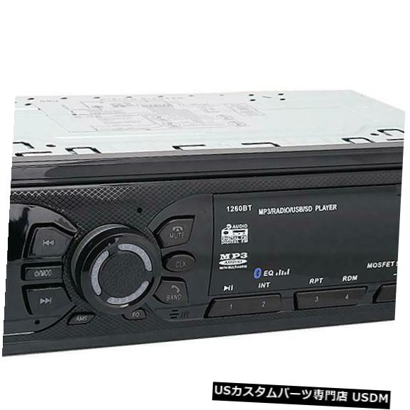 In-Dash ƥ쥪ǥåBluetooth FM AuxUSB SD MP3饸ץ졼䡼1260B GA Car Stereo Audio In-Dash Bluetooth FM Aux Input USB SD MP3 Radio Player 1260B GA