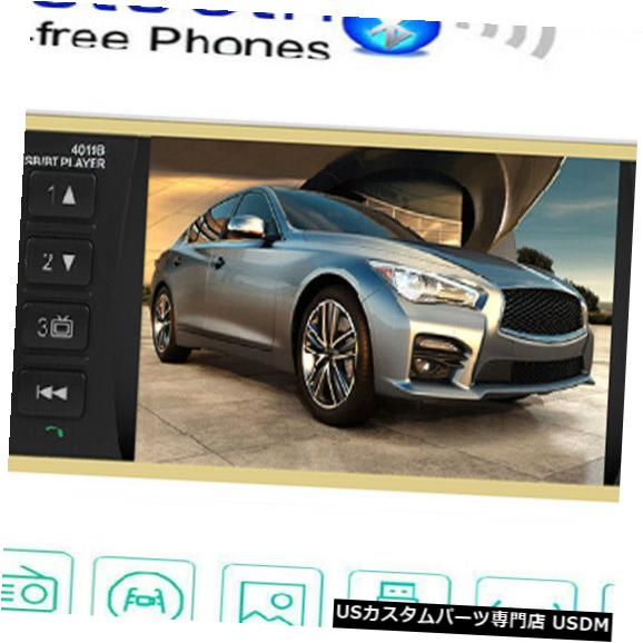 In-Dash 1DIN BluetoothカーステレオMP5プレーヤーUSB AUX FMラジオインダッシュヘッドユニット+カメラ 1DIN Bluetooth Car Stereo MP5 Player USB AUX FM Radio In-Dash Head Unit + Camera