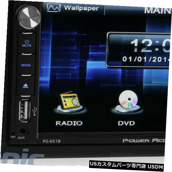 In-Dash Power Acoustik 6.5？ 2013-2015スバルBRZのDVD / CDプレーヤーインダッシュカーレシーバー Power Acoustik 6.5” DVD/CD Player In-Dash Car Receiver For 2013-2015 Subaru BRZ