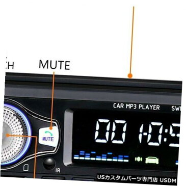 In-Dash iPod用カーステレオラジオBluetoothインダッシュヘッドユニットプレーヤーFM MP3 / USB / SD / AUX Car Stereo Radio Bluetooth In-dash Head Unit Player FM MP3/USB/SD/AUX for iPod