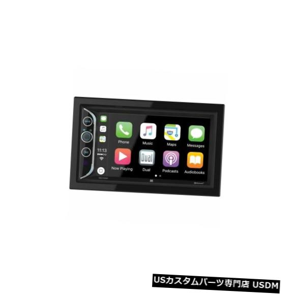 In-Dash デュアルDAC1025BT 6.2 Bluetooth搭載のダブルDINインダッシュメカレスAM / FMレシーバー Dual DAC1025BT 6.2 Double-DIN In-Dash Mechless AM/FM Receiver with Bluetooth