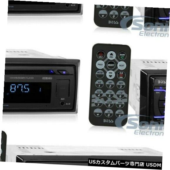 In-Dash 5˥å쥷СBluetoothΥܥ508UAB CDץ졼䡼USB MP3ƥ쥪ǥ 5) Boss 508UAB CD Player USB MP3 Stereo Audio Car In Dash Receiver Bluetooth