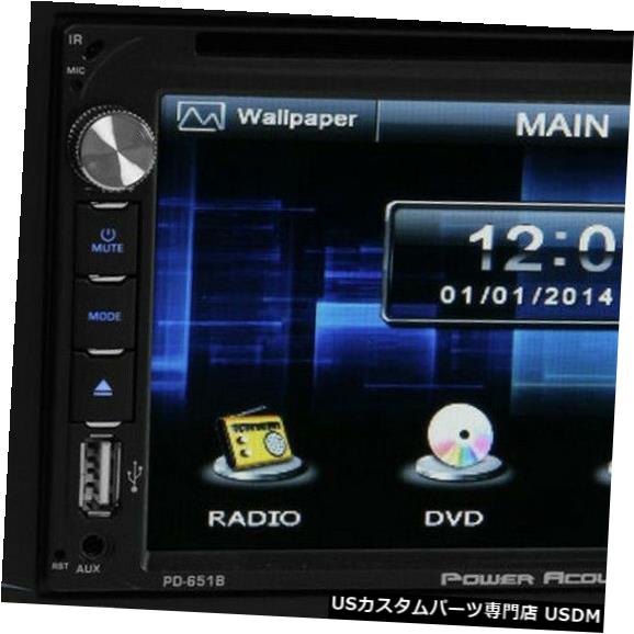 In-Dash Power Acoustik 6.5？ 2004-2005トヨタRAV-4のDVD / CDプレーヤーインダッシュレシーバー Power Acoustik 6.5” DVD/CD Player In-Dash Receiver For 2004-2005 Toyota RAV-4