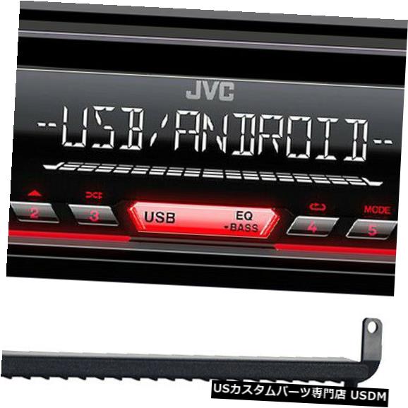 In-Dash 2004-2007フォードエスケープ用JVC CDプレーヤーインダッシュカーレシーバー3バンドEq + Remote JVC CD Player In-Dash Car Receiver 3-Band Eq+Remote For 2004-2007 Ford Escape