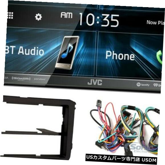 In-Dash 2016フォルクスワーゲンビートル用JVCダブルDIN DVD / CDプレーヤー車ダッシュレシーバー JVC Double DIN DVD/CD Player Car In-Dash Receiver For 2016 Volkswagen Beetle