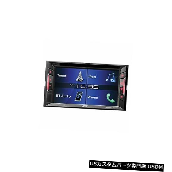 In-Dash JVC KW-V140BTダブルDIN BluetoothインダッシュDVD / CD / AM / FMカーステレオレシーバー JVC KW-V140BT Double DIN Bluetooth In-Dash DVD/CD/AM/FM Car Stereo Receiver