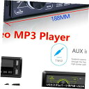 In-Dash 1DIN Bluetooth 4.0カーステレオオーディオインダッシュレシーバーFM USB MP3ラジオプレーヤー 1DIN Bluetooth 4.0 Car Stereo Audio In-Dash Receiver FM USB MP3 Radio Player