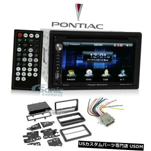 In-Dash 2003-08ポンティアックバイブ用Bluetooth付きパワーAcoustik PD-651Bダッシュレシーバー Power Acoustik PD-651B In-Dash Receiver w/ Bluetooth For 2003-08 Pontiac Vibe