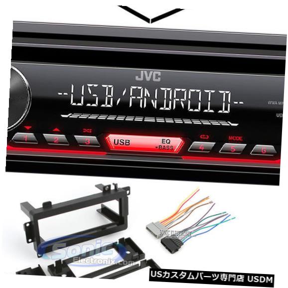 In-Dash JVC KD-R490シングルDINステレオカーインダッシュレシーバー1987-2000ダッジダコタ用 JVC KD-R490 Single DIN Stereo Car In-Dash Receiver For 1987-2000 Dodge Dakota