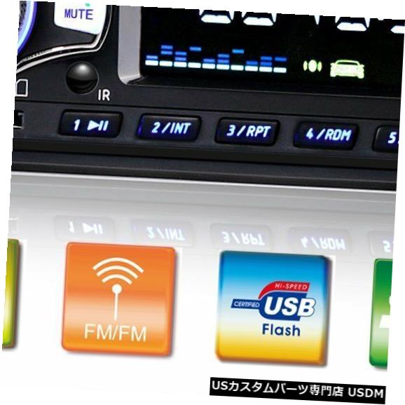 In-Dash ダッシュハンズフリーSD / USB AUXヘッドユニットのFM車ステレオラジオBluetooth 1 DIN FM Car Stereo Radio Bluetooth 1 DIN In Dash Handsfree SD/USB AUX Head Unit
