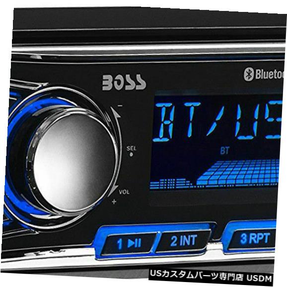 In-Dash ラジオカーインダッシュレシーバーシングルDIN Bluetoothオーディオ対応マルチメディアステレオ Radio Car In-Dash Receiver Single-DIN Bluetooth Audio Enabled Multimedia Stereo