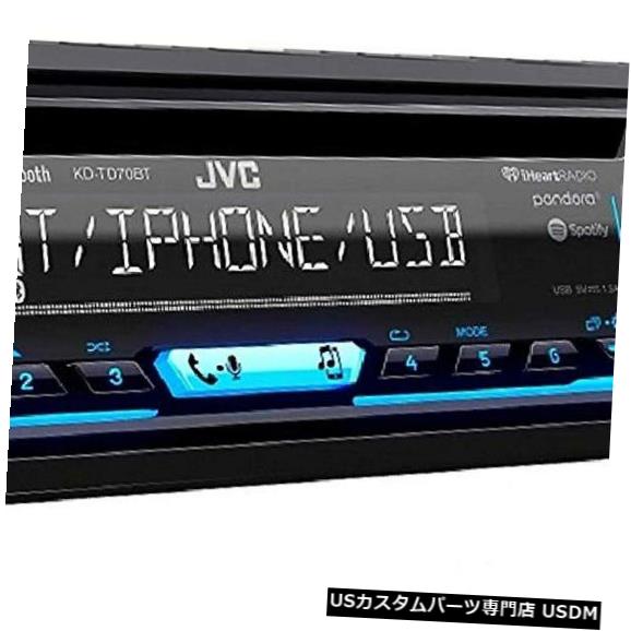 Jvc Kd-Td70Bt Single Din Bluetooth In-Dash Cd Am/Fm Usb Auxiliary Digital Media カテゴリIn-Dash状態新品メーカー車種発送詳細送料一律 1000円（※北海道、沖縄、離島は省く）商品詳細輸入商品の為、英語表記となります。 Condition: New: A brand-new, unused, unopened, undamaged item in its original packaging (where packaging is applicable). Packaging should be the same as what is found in a retail store, unless the item is handmade or was packaged by the manufacturer in non-retail packaging, such as an unprinted box or plastic bag. See the seller's listing for full details.... Color: Does Not Apply Product Dimensions: 7 x 2 x 2 inches Manufacturer: Yes Shipping Weight: 3.2 pounds Model: KD-TD70BT+ALPHA Item Weight: 3.05 pounds Brand: JVC Discontinued by manufacturer: Yes UPC: 726084246034 Item model number: KD-TD70BT+ALPHA EAN: 0313042226216 item_width: 2.0 MPN: Does Not Apply item_length: 2.0 ISBN: Does not apply※以下の注意事項をご理解頂いた上で、ご入札下さい※■海外輸入品の為、NC,NRでお願い致します。■フィッテングや車検対応の有無については、基本的に画像と説明文よりお客様の方にてご判断をお願いしております。■USパーツは国内の純正パーツを取り外した後、接続コネクタが必ずしも一致するとは限らず、加工が必要な場合もございます。■輸入品につき、商品に小傷やスレなどがある場合がございます。■大型商品に関しましては、配送会社の規定により個人宅への配送が困難な場合がございます。その場合は、会社や倉庫、最寄りの営業所での受け取りをお願いする場合がございます。■大型商品に関しましては、輸入消費税が課税される場合もございます。その場合はお客様側で輸入業者へ輸入消費税のお支払いのご負担をお願いする場合がございます。■取付並びにサポートは行なっておりません。また作業時間や難易度は個々の技量に左右されますのでお答え出来かねます。■取扱い説明書などは基本的に同封されておりません。■商品説明文中に英語にて”保障”に関する記載があっても適応はされませんので、ご理解ください。■商品の発送前に事前に念入りな検品を行っておりますが、運送状況による破損等がある場合がございますので、商品到着次第、速やかに商品の確認をお願いします。■到着より7日以内のみ保証対象とします。ただし、取り付け後は、保証対象外となります。■商品の配送方法や日時の指定頂けません。■お届けまでには、2〜3週間程頂いております。ただし、通関処理や天候次第で多少遅れが発生する場合もあります。■商品落札後のお客様のご都合によるキャンセルはお断りしておりますが、落札金額の30％の手数料をいただいた場合のみお受けする場合があります。■他にもUSパーツを多数出品させて頂いておりますので、ご覧頂けたらと思います。■USパーツの輸入代行も行っておりますので、ショップに掲載されていない商品でもお探しする事が可能です!!お気軽にお問い合わせ下さい。&nbsp;