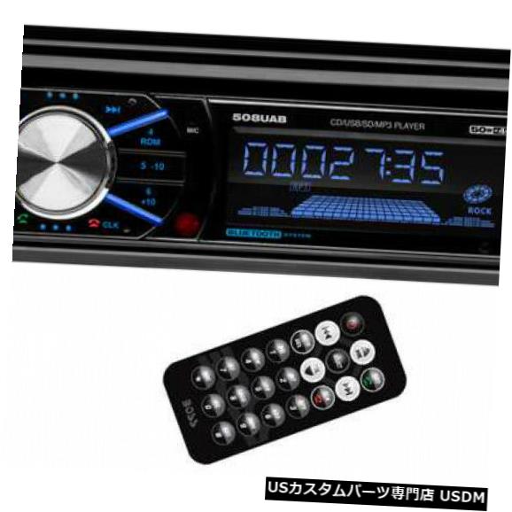 In-Dash Bluetoothを搭載したダッシュCDプレーヤーUSB MP3のボス508UAB Boss 508UAB In Dash CD Player USB MP3 With Bluetooth