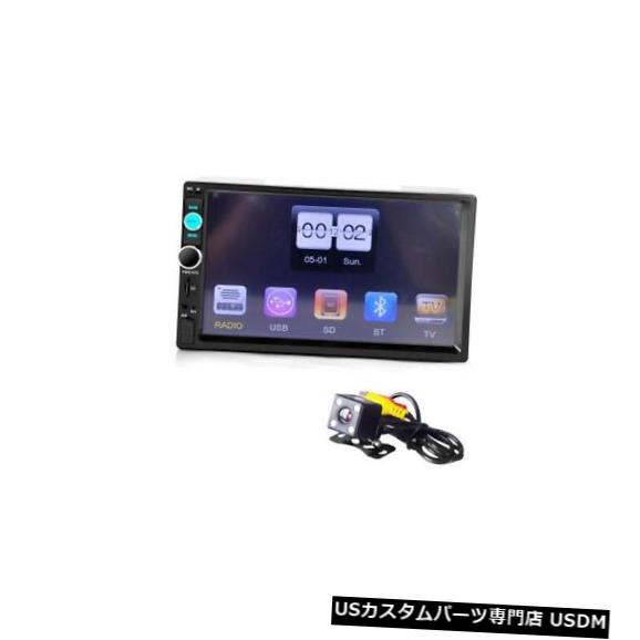 In-Dash BluetoothカーステレオオーディオインダッシュAUX入力レシーバーSD / USB MP5プレーヤー+カメラ Bluetooth Car Stereo Audio In-Dash Aux Input Receiver SD/USB MP5 Player + Camera