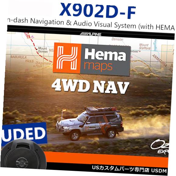 In-Dash Alpine X902D-F 9” In-dash Navigation System &amp; Audio Visual Receiver