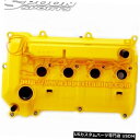 エンジンカバー FIT HYBRID GP5 LEB 12310-GK5-Y00用のSPOON SPORTS黄色エンジンヘッドカバー SPOON SPORTS ...