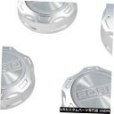 エンジンカバー 2018-2020 Mustang GT Ecoboost 5pc Billet Engine Cap Covers Set w/ Ford Inserts