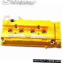 エンジンカバー SPOON SPORTS CIVIC EG6 B16A 12310-16B-000用の黄色のエンジンヘッドカバー SPOON SPORTS Ye...