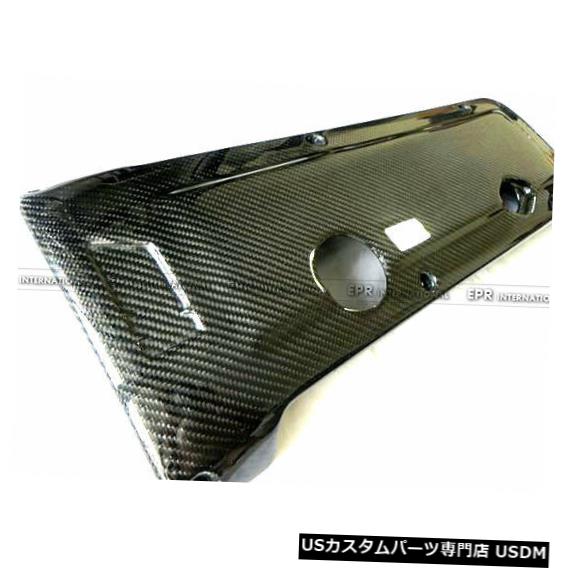 エンジンカバー BMW E46 M3カーボンファイバーエンジンカバースパークプラグパネルキット用 For BMW E46 M3 Carbon Fiber Engine Cover Spark Plug Panel Kits