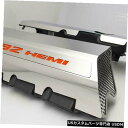 エンジンカバー 2015-2019 SRT 8 6.4 392エンジン用の洗練された燃料レールカバー、ヘミオレンジ付き Polished Fuel Rail C...