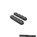 エンジンカバー Holleyエンジンバルブカバーセット241?97。 シボレーLSシリーズ用ブラックサテン Holley Engine Valve Cover ...