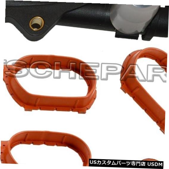 エンジンカバー エンジン吸気マニホールドカバークランクベントバルブ+ BMW X5 V8セット7用ガスケット Engine Intake Manifold Cover CRANKCASE VENT Valve + GASKETS for BMW X5 V8 SET 7