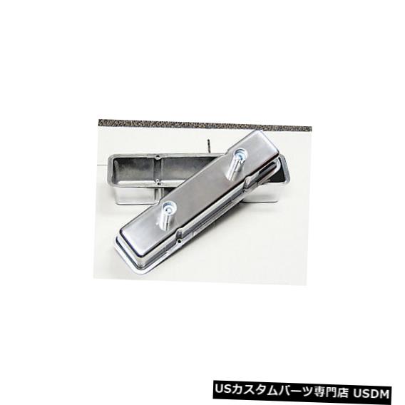 エンジンカバー レネゲードエンジンバルブカバーセット7318; シボレー305-350 SBCの研磨アルミニウム Renegade Engine Valve Cover Set 7318; Polished Aluminum for Chevy 305-350 SBC
