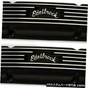 エンジンカバー エンジンバルブカバーセットVIN:J Edelbrock 41453 Engine Valve Cover Set-VIN: J Edelbro...