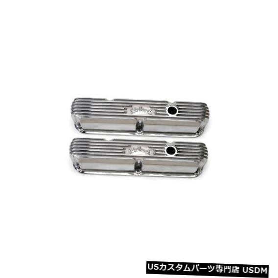 エンジンカバー エンジンバルブカバーセットEdelbrock 4176 Engine Valve Cover Set Edelbrock 4176