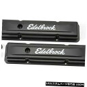 エンジンカバー 1970-1986シボレーモンテカルロエンジンバルブカバーセットEdelbrock 93379ZQ For 1970-1986 Chevrole...