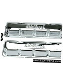 エンジンカバー 1968-1974アメリカンモーターズジャベリンエンジンバルブカバーセットEdelbrock 98412WF For 1968-1974 Ame...