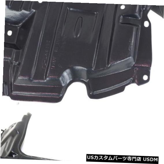 エンジンカバー Engine Splash Shield Under Cover Set Of 2 LH & RH Side Fits Toyota Prius C