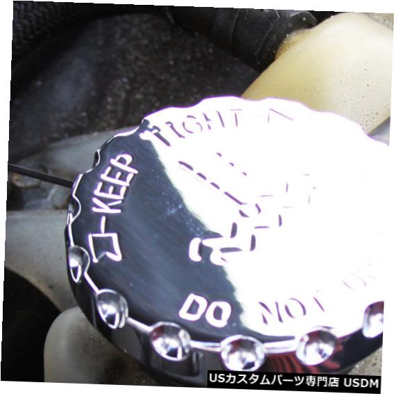 ラジエーターカバー 2005-2018ダッジクライスラージープビレットラジエーターキャップカバーポリッシュドクローム 2005-2018 DODGE CHRYSLER JEEP BILLET RADIATOR CAP COVER POLISHED CHROME