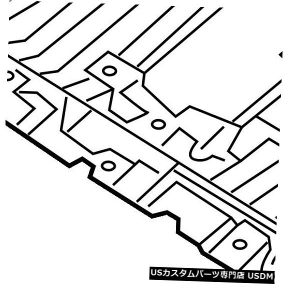 ラジエーターカバー ジープクライスラーOEMスプラッシュシールド下エンジン/ラジエーターカバー68248087AA Jeep CHRYSLER OEM Splash Shield-Under Engine / Radiator Cover 68248087AA