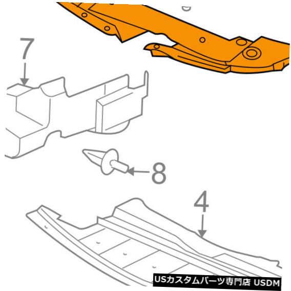 ラジエーターカバー シボレーGM OEMラジエーターコアサポート視力シールドスプラッシュカバーパネル15823707 Chevrolet GM OEM Radiator Core Support-Sight Shield Splash Cover Panel 15823707