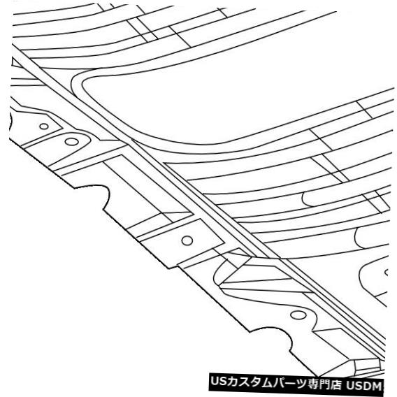 ラジエーターカバー ジープクライスラーOEMスプラッシュシールド下エンジン/ラジエーターカバー68274490AA Jeep CHRYSLER OEM Splash Shields-Under Engine / Radiator Cover 68274490AA
