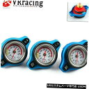 ラジエーターカバー D1仕様RACING Thermostラジエーターキャップカバー+水温計0.9BAR D1 Spec RACING Thermost Rad...