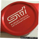 ラジエーターカバー JDM STI CNC高性能アルミニウムラジエーター保護キャップカバーレッドSUBARU JDM STI CNC High Performa...